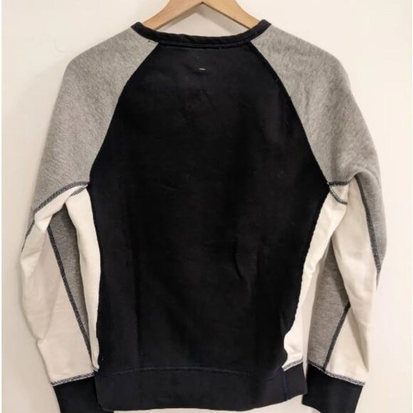 Grey and Navy Raglan Sweatshirt - Picture 2 of 4
